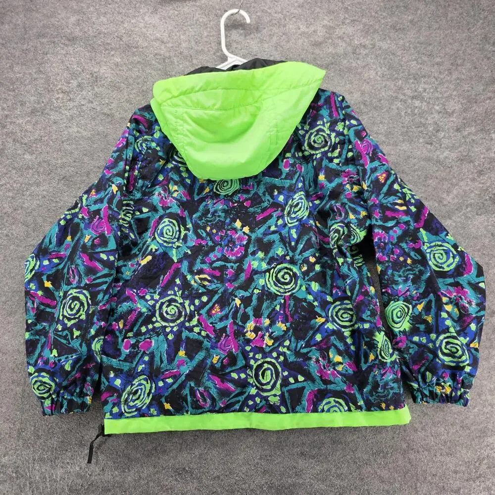 Obermeyer Jacket Unisex Kids M Multicolor Hooded Ski Colorblock Insulated